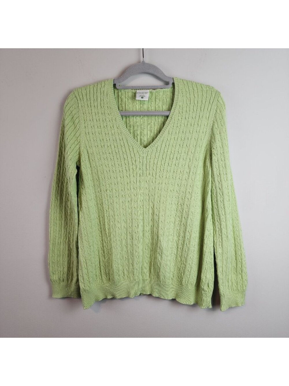 Motherhood Maternity cotton sweater sz M green